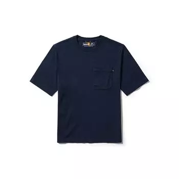 Timberland Футболка с защитой от ультрафиолета, влагоотводящая, мужская, темно-синий цвет A641C-433 S