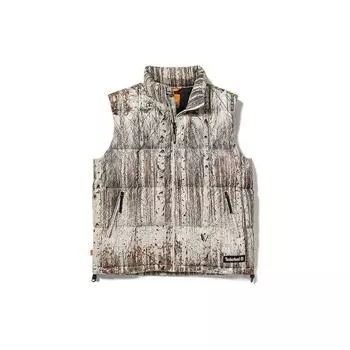 Timberland FW22 New England Forest Print жилет без рукавов с застежкой-молнией, мужские жилеты A5VBW-DA4 M