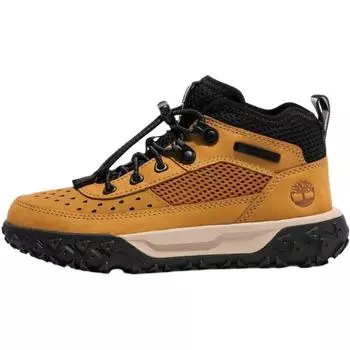 Timberland Greenstride Motion 6 Comfortable Stylish Slip-Resistant Durable Mid-Top Outdoor Shoes Kids Shoes Brown Black A6484-231 33