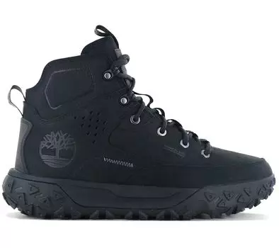 Timberland GreenStride Motion 6 Mid Lace Boot - Мужская зимняя обувь Уличные ботинки Кожаные черные TB1A67P4 ORIGINAL чёрный