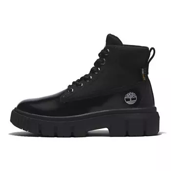 Timberland Greyfield Прочные нескользящие ботинки средней высоты для отдыха на открытом воздухе женские ботинки черного цвета A2KEZ001 37