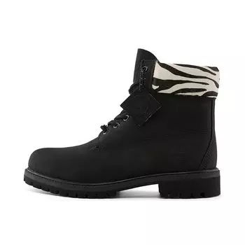 Timberland Jungle Pack 6 Inch Boots Wide Top Grain Leather Mid Outdoor Boots Men boots Black A2HJ9W 40
