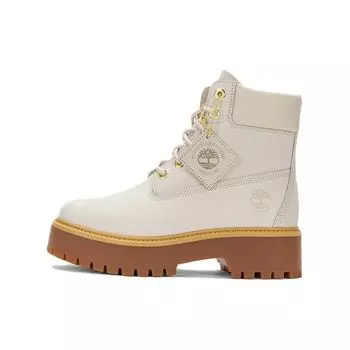 Timberland Короткие ботинки Martin с круглым носком и шнуровкой, женские ботинки Off-White A6AWZW 38