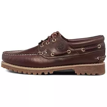 Timberland Кожаные Повседневные Нескользящие Амортизирующие Низкие Кроссовки Мужские Кроссовки Коричневый 30003 41.5