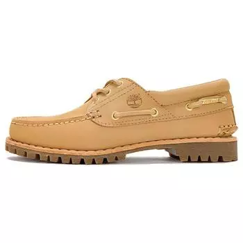 Timberland Кожаные удобные универсальные амортизирующие прочные повседневные туфли женские повседневные туфли светло-бежевого цвета A433W 37.5