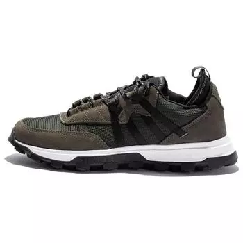 Timberland Кроссовки Treeline Lace-Up, амортизирующие, нескользящие, прочные, с низким верхом, функциональные, мужские, зеленые, A65DM 41.5