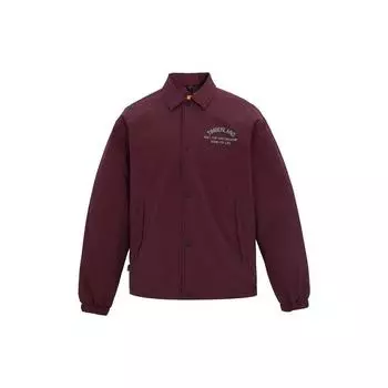 Timberland Куртка мужская с принтом букв, дышащая, тканая, темно-красная A6JZD-I30 XL