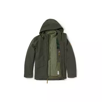 Timberland Куртка Outdoor 3-в-1 со съемным капюшоном и логотипом Мужские куртки Army-Green A2FX3-A58 XXL