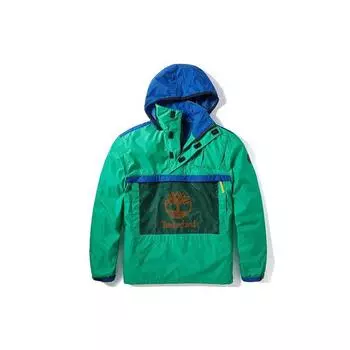Timberland Куртка-пуловер с капюшоном и сетчатым карманом Color Block, мужские куртки Deep-Mint A29RBZ21 XL