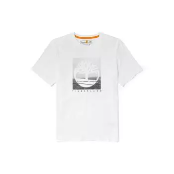 Timberland Large Logo Outdoor Casual Breathable Slim Fit Short Sleeve T-Shirt Men Tops White A61XY-100 XXL