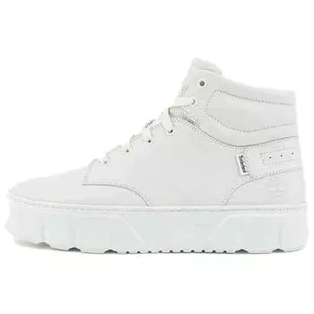 Timberland Laurel Court Comfortable Versatile Slip-Resistant Durable High-Top Sneakers Women sneakers White A27EK-EM2 37