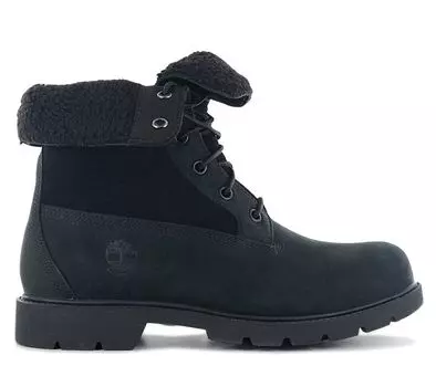Timberland Linden Woods WP Fleece Boots - Женские зимние ботинки на кожаной подкладке, черные ОРИГИНАЛЬНЫЕ туфли EU 38.5 US 7.5 чёрный