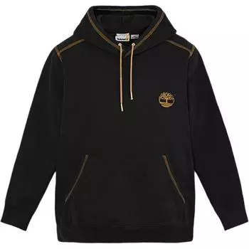 Timberland Logo Hooded Sweatshirt Men Sweatshirts Black A694Q-001 S