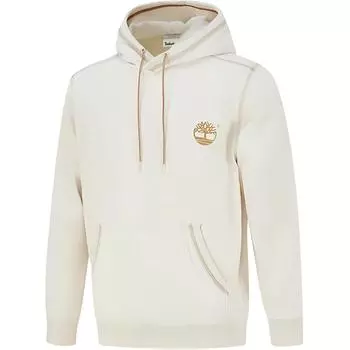 Timberland Logo Knit Hooded Sweatshirt Men sweatshirt Off-White A694Q-EFL