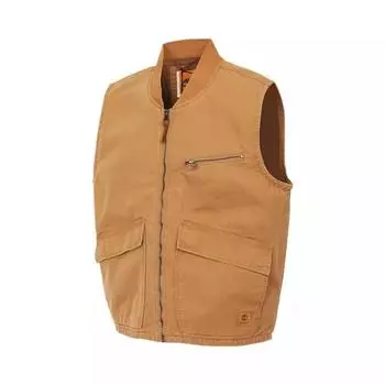 Timberland Logo Simple Versatile Comfortable Vest Men vest Wheat A6AEK-P47 M