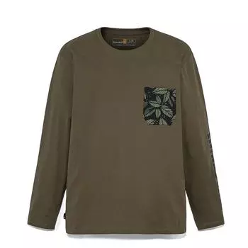 Timberland Long Sleeve Outdoor Casual Breathable T-Shirt Men Tops Army-Green A6B5RA58 XS