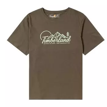 Timberland Loose Breathable Round Neck Short Sleeve T-Shirt Men T-Shirts Army-Green A6B9G-A58 M