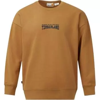 Timberland LP Sweatshirt Crew Letter Design Knitted Pullover Comfortable Long Sleeve Sweatshirt Men sweatshirt Brown A5RN6-P47 S