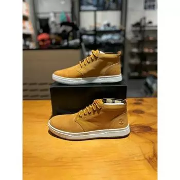Timberland Mario Davis Square Mid Lace Up Sneakers Wheat Brown A1oi3 WHITE BROWN/250