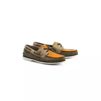 Timberland Men S Authentic 2 Eye Boat ShoeS Хаки Tb0a5x899911 Q0e5007586852 070250