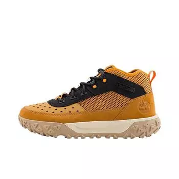Timberland Motion 6 Fabric Leather Comfortable Versatile Classic Breathable Grip Low-Top Hiking Shoes Men hiking shoes Orange Yellow A6CW1754