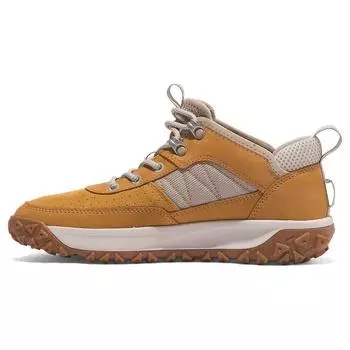 Timberland Нескользящие прочные низкие уличные туфли женские туфли желтые A647M754 38.5