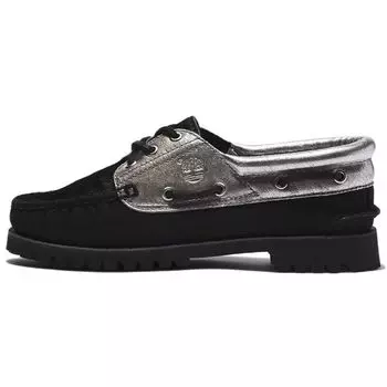 Timberland Noreen Comfortable Durable Low-Top Sports Casual Shoes Women sneaker Black Silver A5NBC001 37