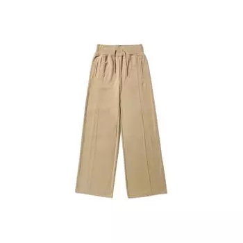 Timberland Однотонные дышащие широкие повседневные брюки из веревки, женские низы, тростниково-желтый A5NXA-DH4 S
