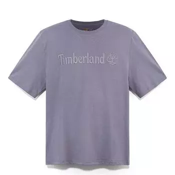 Timberland Outdoor Casual Breathable Round Neck Drop Shoulder Short Sleeve T-Shirt Men T-Shirts Lavender Light-Purple A6AH3EOM S