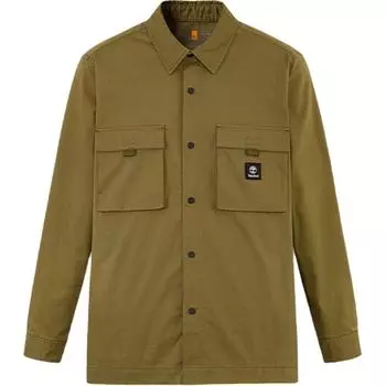 Timberland Outdoor Casual Multi-Pocket Loose Fit Long Sleeve Shirt Men shirts Dark-Olive-Green A68WU-302 S