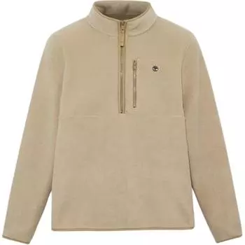 Timberland Outdoor Casual Slim Fit Fleece Long Sleeve Knit Shirt Men tops Licorice-Yellow A44VP-DH4 L