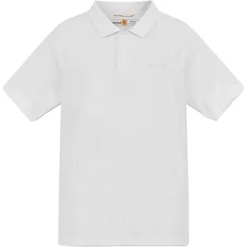 Timberland Outdoor Hiking Casual Cool Breathable Lightweight Short Sleeve Polo Shirt Men tops White A6AQB-100 L
