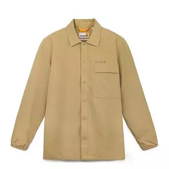 Timberland Outdoor Loose Water-Resistant Windbreaker Shirt Men shirts Licorice-Yellow A2JJRDH4 M