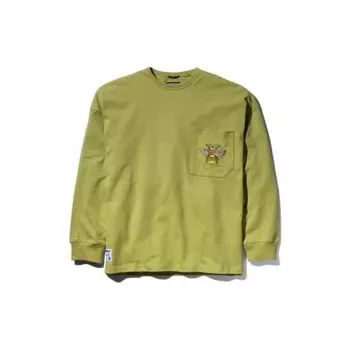 Timberland Pattern Printed Crew Neck Pullover Long Sleeve Sweatshirt Men sweatshirt Green TB0A2FT5-CH9 M