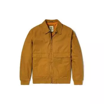 Timberland Повседневная куртка с большим карманом и воротником-стойкой для мужчин, пшеничная A22SW-P47 L