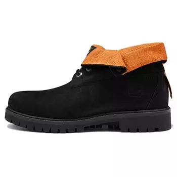 Timberland Повседневные двухсторонние ботинки Roll Top Ankle Outdoor Boots Мужские ботинки черного цвета A2DQH 44.5