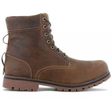 TIMBERLAND Premium Rugged WP 6-дюймовые водонепроницаемые ботинки — мужские зимние ботинки Кожаные коричневые ботинки TB1A2JJB ORIGINAL EU 44 US 10 коричневый