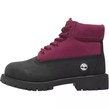 Timberland Premium Series 6 Comfortable Soft Slip Resistant Durable Kids Boots Kids boots Black Purple A6BET-ELJ 36
