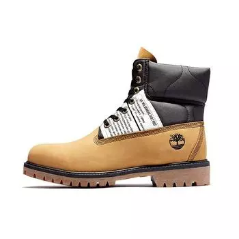 Timberland Премиум-серия из коровьей замши, дышащие, удобные, повседневные, до середины икры, уличные ботинки для мужчин, желтые, белые, черные A2QZR 40