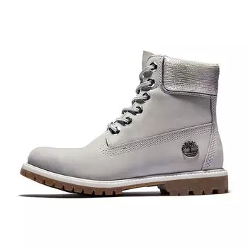 Timberland Премиум-серия Прочные классические короткие уличные ботинки, увеличивающие рост, женские ботинки серого цвета A1UWF 37.5