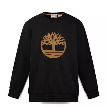 Timberland Round Neck Casual Printed Long Sleeve Sweatshirt Men sweatshirt Black A43Y5-001 XS
