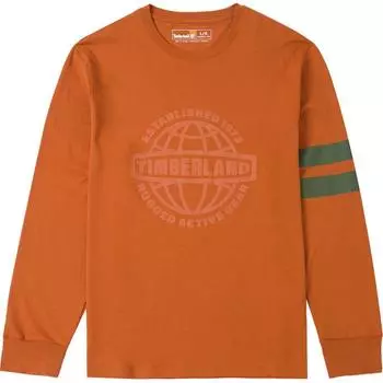 Timberland Round Neck Casual Pullover Breathable Long Sleeve T-Shirt Men T-Shirt Orange A43P5-888 XL