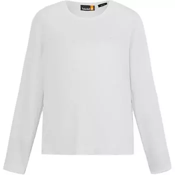 Timberland Round Neck Comfortable Fashion Breathable Long Sleeve T-Shirt Women T-Shirts Smoke-White A6187-V04 S