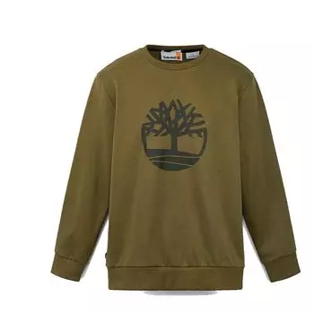 Timberland Round Neck Comfortable Long Sleeve Sweatshirt Men sweatshirt Army-Green A43Y5-302 XS