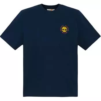 Timberland Round Neck Fashion Versatile Short Sleeve Nautical Breathable T-Shirt Men Tops Deep-Sapphire-Blue A6A9K-433 XL