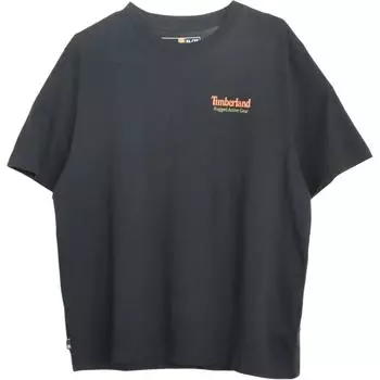 Timberland Round Neck Letter Quick-Dry Casual Printed Short Sleeve T-Shirt Unisex Tops Gray A69E3-001 XL