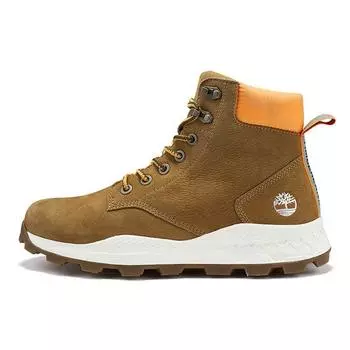 Timberland Серия Brooklyn Теплые Прочные Амортизирующие Удобные Универсальные Короткие Ботинки Для Отдыха На Природе Мужские Ботинки Коричневый A2DSZW 44