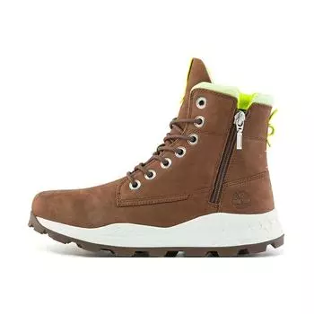 Timberland Серия Brooklyn, верхний слой, коровья кожа, теплые, увеличенная высота, удобные, короткие, мужские ботинки для отдыха, коричневые, A2HVT 42