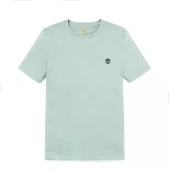 Timberland Short Sleeve Casual Breathable Slim Fit Round Neck T-Shirt Men Tops Embossed-Green A2EKJENE XS