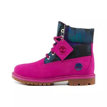 Timberland Slip Resistant Durable Mid Calf Outdoor Boots Women boots Deep-Pink A2G2V 39